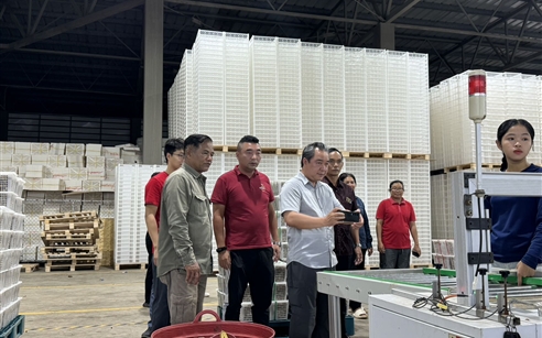 BET9九州app网址源柬埔寨工厂智能生产线获拜林农业部高度评价